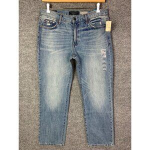 NEW Aeropostale Men's Sz 34/32 Straight Leg Relaxed Denim Jeans Blue‎